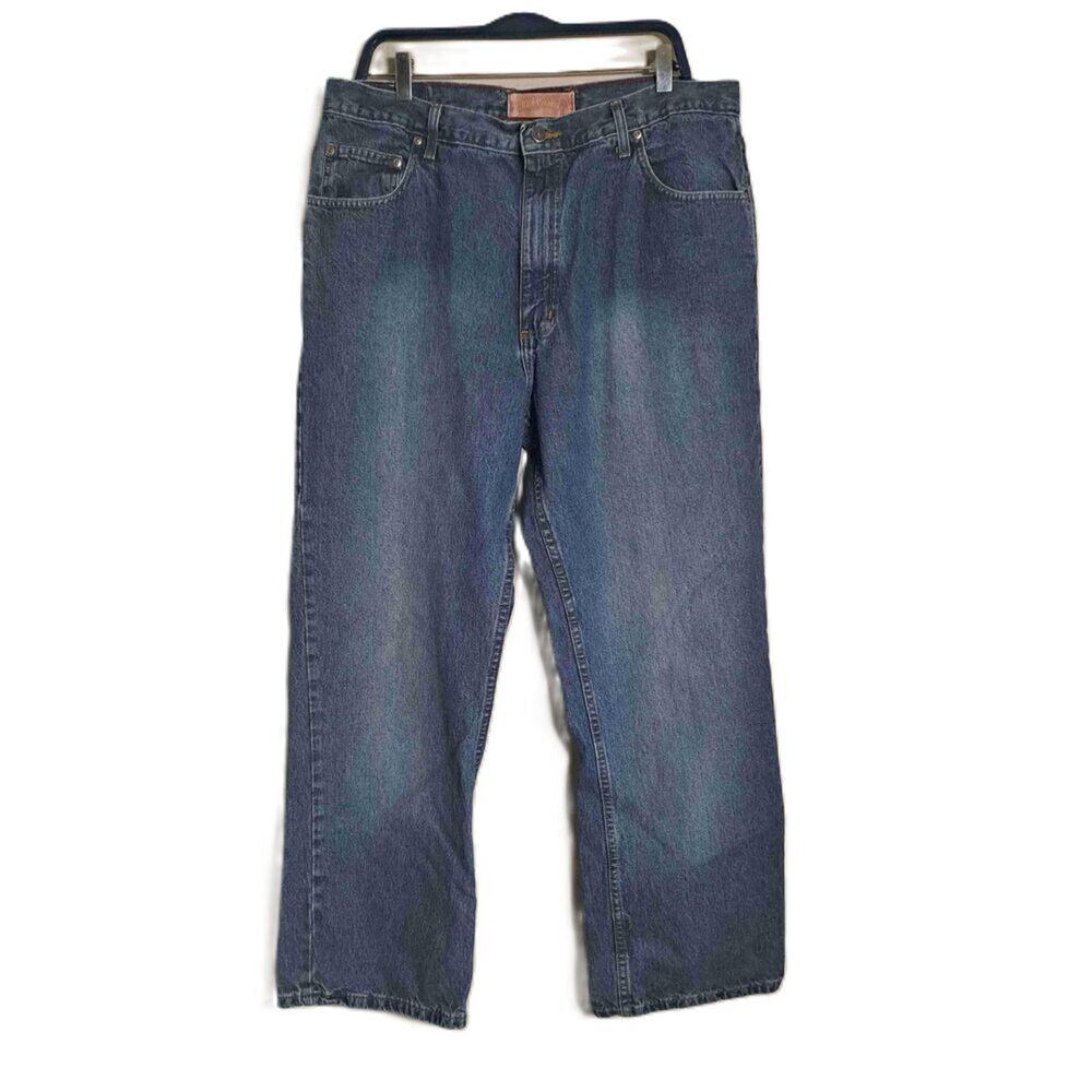 Red Camel Mens Blue Cotton 5 Pocket Denim Jeans Size 38x30